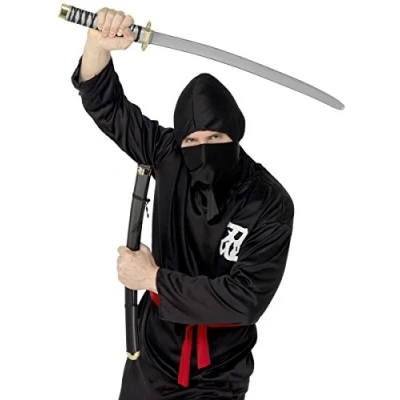 Image of Ninja/Samurai Sword &amp; Scabbard, Fancy Dress Costume Accessory