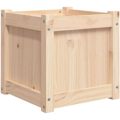 Image of vidaXL Garden Planter 40x40x40 cm Solid Wood Pine