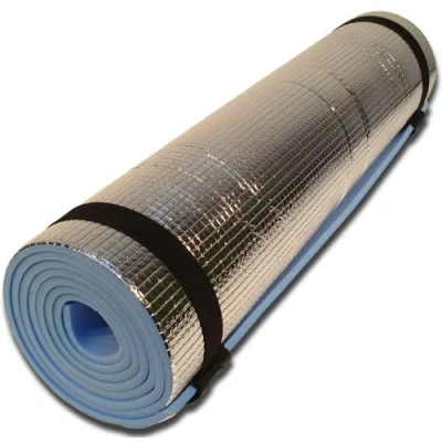 Image of Aluminium Back Foil Camp Camping Roll Up Foam Sleeping Mat Mattress Tent Yoga