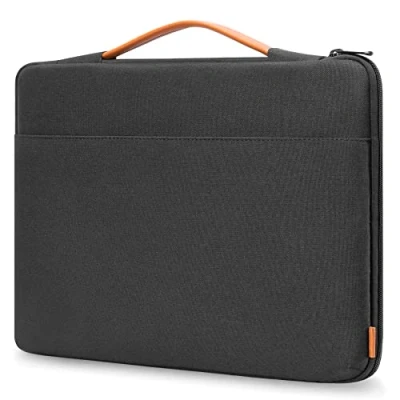 Image of Inateck 14 inch Laptop Case Sleeve Briefcase Compatible with 15.3 MacBook Air M3/A3114 M2/A2941 2024 2023, Notebook/Chromebook/Ultrabook, Matebook D14, 14.4 Surface Studio, Black