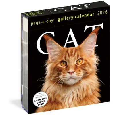 Image of Cat Page A Day® Gallery Calendar 2026