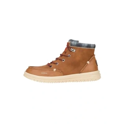 Image of HEYDUDE Men&#039;s Bradley Classic Boot Shoes, Cognac, 6 UK