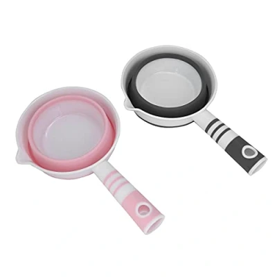Image of Foldable Water Ladle, Collapsible Scoop Dipper, Folding Bath Spoon Space Saving for Kitchen Bathroom