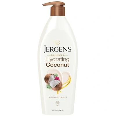 Image of Jergens Hydrating Dry skin Lotion, Coconut, 16.8 oz