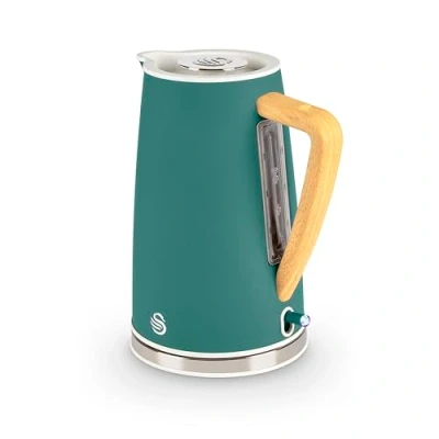 Image of Swan 1.7L Nordic Style Cordless Kettle Green