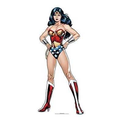 Image of DC COMICS Wonder Woman Cut Out, Cardboard, Multi Colour, 92 x 40 cm