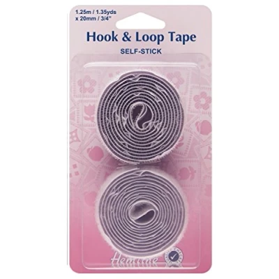 Image of Hook &amp; Loop Tape: White Value Pk 1.25m x 20mm