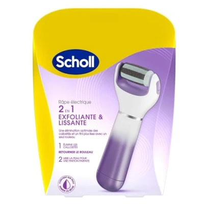 Image of Scholl Velvet Smooth Pedi Electric Foot File Hard Skin Remover, Pink