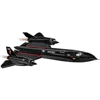 Image of COBI Lockheed SR 71 Blackbird, US Military Aircraft, 1:48, 1374 Parts Kit