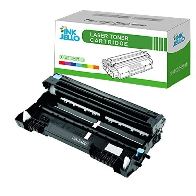 Image of InkJello Drum Unit For Printer, Compatible with Brother DCP L5500DN L6600DW HL L5000D L5100DN L5100DNT L5200DW L5200DWT L6300DW L6300DWT L6400DW L6400DWT MFC L5700DN L5750DW DR3400 (Single Pack)