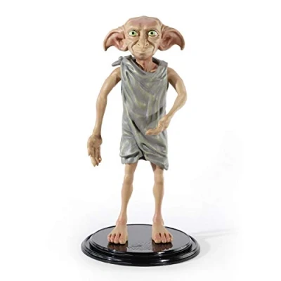 Image of BendyFigs Dobby Figure by The Noble Collection Officially Licensed 19cm (7.5 inch) Harry Potter Bendable Toys Posable Collectable Doll Figures With Stand For Kids &amp; Adults