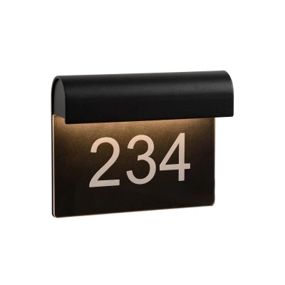 Image of Thesi LED Modern Wall Light Outdoor 1x6W 3000K IP54 Black