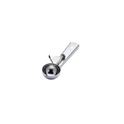 Image of KitchenCraft KCAB821 Metal Ice Cream Scoop, 21 cm, Silver