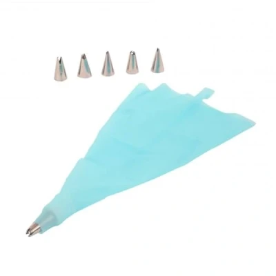 Image of Oypla Cake Decorating Tools Tips Icing Piping Bag Accessories Baking