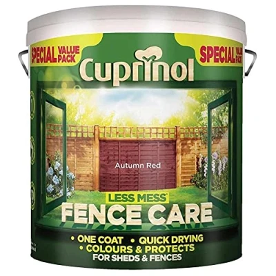 Image of Cuprinol 5L Plus 20 Percent Timber Care Autumn Red