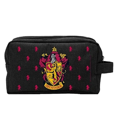 Image of Harry Potter Wash Bag Gryffindor Toiletry House Crest Logo