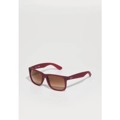 Image of Ray Ban Man RB4165 JUSTIN 6815A5 Sunglasses Nylon Violet Transparent Squared Normal