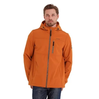 Image of TOG24 Truro Outdoor jacket, Men&#039;s, Size: Medium, Dark orange