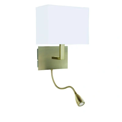 Image of 1 Light Flexible Indoor Wall Antique Brass, E27