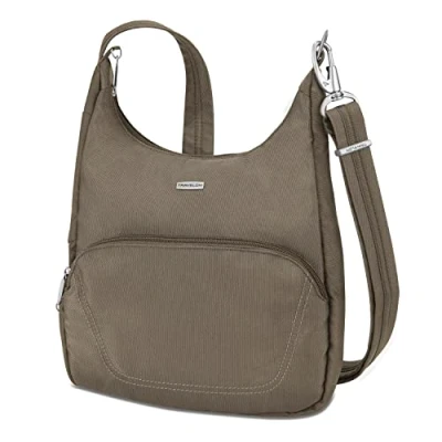 Image of Travelon Anti Theft Classic Essential Messenger Bag, Nutmeg