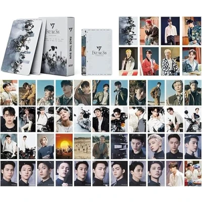 Image of 55Pcs Seventeen Photo Cards Face the Sun Album Mini Lomo Merch Pack Gift for Girls Fans