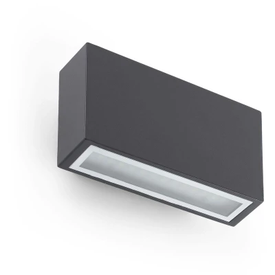 Image of Tane LED Outdoor Up Down Wall Light Dark Grey IP44