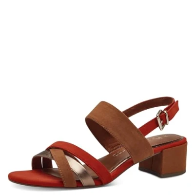 Image of MARCO TOZZI Women&#039;s 2 28235 42 Heeled Sandal, TERRACOTTA COM, 4