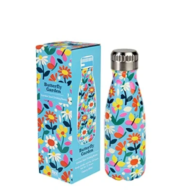 Image of Rex London Butterfly Garden 260ml Stainless Steel Bottle