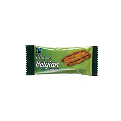 Image of Fairtrade Coffee Biscuits Caramelised Individually wrapped Portions Ref A03923 Pack 300 610974