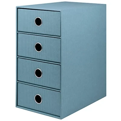 Image of S.O.H.O. 1524452154 Denim 4 Drawer Box