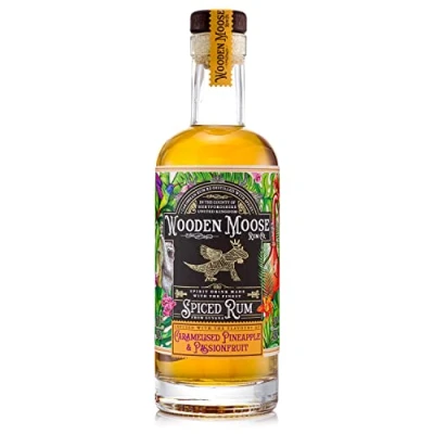 Image of Wooden Moose Rum Co. Caramelised Pineapple and Passionfruit Spiced 500ml 40% ABV