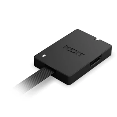 Image of NZXT Control Hub AC CRFR1 B1 Digital RGB Lighting and PWM Fan Speed Controller Up to 5 x Fans or 4 Single Frame Powered by CAM Software