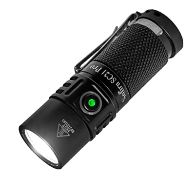 Image of Sofirn Rechargeble Mini Torch, SC21 Pro Flashlight with Super Bright 90 CRI LH351D Max Output of 1100 Lumen,Small Pocket EDC Light Anduirl UI