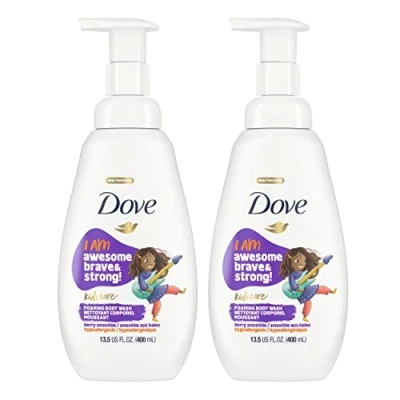 Image of Dove Kids care Berry Smoothie hypoallergenic skin Awesome Body Wash for delicate children&#039;s 2x 400 ml
