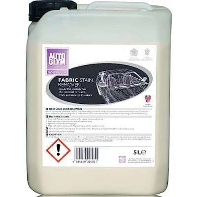 Image of Autoglym Fabric Stain Remover 5L with Free Spray Bottle