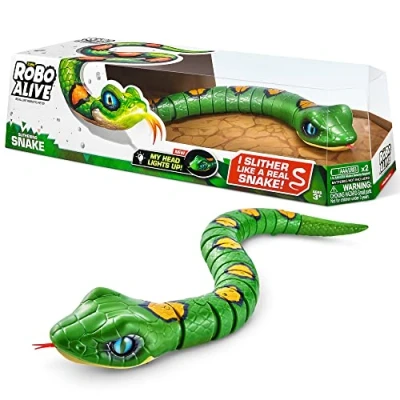 Image of ROBO ALIVE 7150B Robotic Toy Pet, Reptile, Green, Small