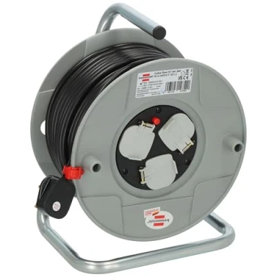 Image of Brennenstuhl Ak 260 Cable Reel 240V 13A 3 Socket 50m