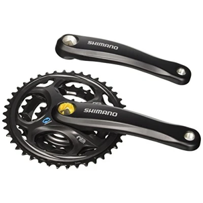 Image of Shimano FC M311 Altus square taper chainset, 42/32/22T, without chainguard, 170 mm