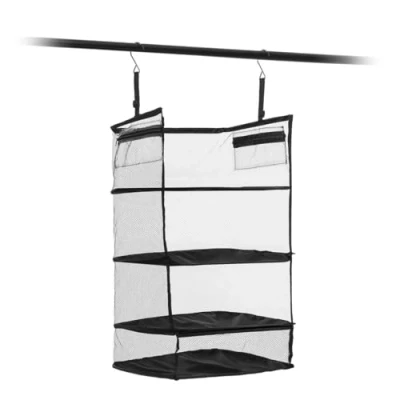 Image of Foldable, Portable, Shelving Unit for Organising Luggage Sleekbag InnovaGoods