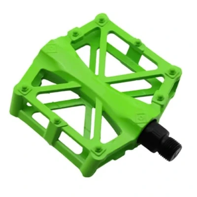 Image of VOANZO Bike Pedals, Bicycle Pedals Aluminum Antiskid Durable Mountain MTB BMX Cycling (Green)