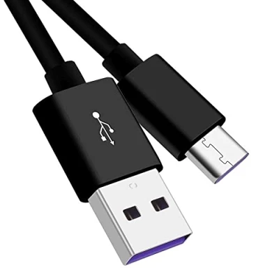 Image of PremiumCord Fast Charging Cable USB C 0.5 m, Super Charge 5A, Type Male to A Male, 2.0, and Data Suitable for Devices, Black, m
