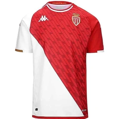 Image of Kappa KOMBAT HOME MONACO T shirt Red/White S