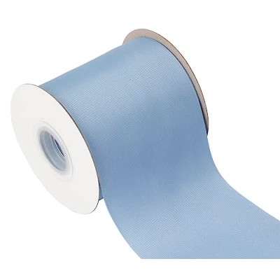 Image of AVANAVA 100mm Wide Ribbon Grosgrain 22 Meters (332 French Blue)