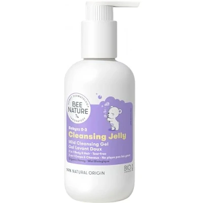 Image of Bee Nature Baby Shampoo &amp; Body Wash Organic Honey Relieves Rash Eczema Cleanse Moisturize Tear Free Suitable for Newborns with Dry, Sensitive Prone Skin 200ml