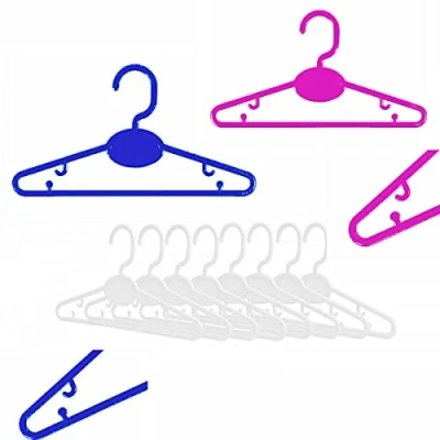 Image of V VAPE Pack of 8 Baby Clothes Hangers (White)