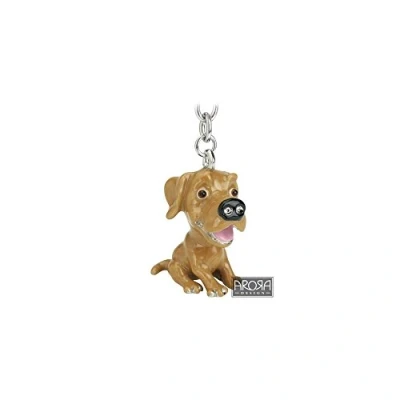 Image of Arora Little Paws Yellow Labrador Key Ring/Bag Charm, Multicolour, One Size 3729