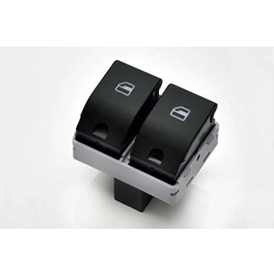Image of Fits for VW Polo 9N Seat Cordoba Ibiza Electric Front Window Switch Double Side