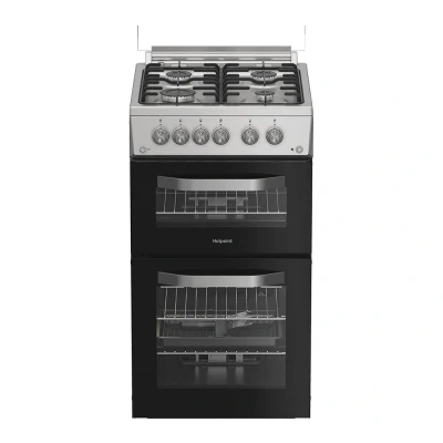 Image of HOTPOINT HDG5GCX 50 cm Gas Cooker Stainless Steel, Steel