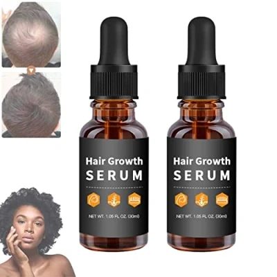 Image of Hair Growth Serum for Black Women,Hair Serum,Anti Loss And Thinning Men Women,Promotes Thicker, Stronger Hair,Fast Natural Growth,Hair Oil