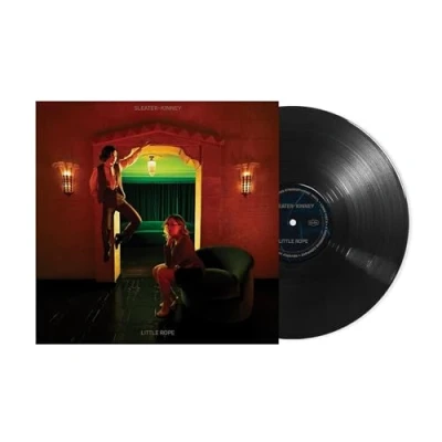 Image of Sleater Kinney Little Rope Orange &amp; Black Marbled vinyl Sealed 2024 UK LP 888072546752